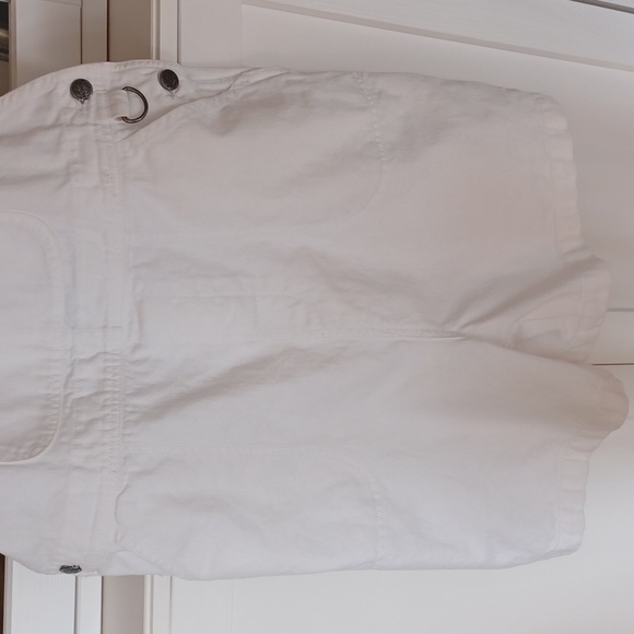 Harley Davidson White Shorts Overalls Women's L - Picture 4 of 16